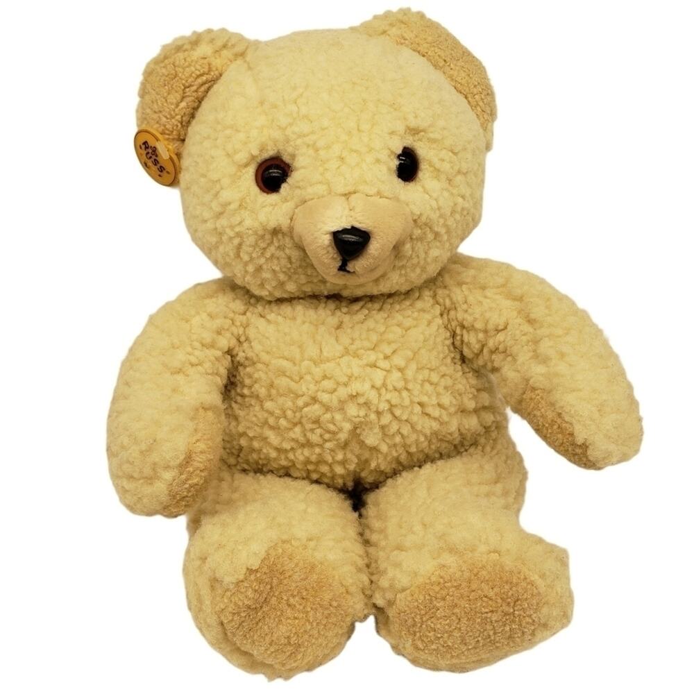 Vintage Snuggle Bear Fabric Softner Advertising Mascot Plushie Stuffed Animal